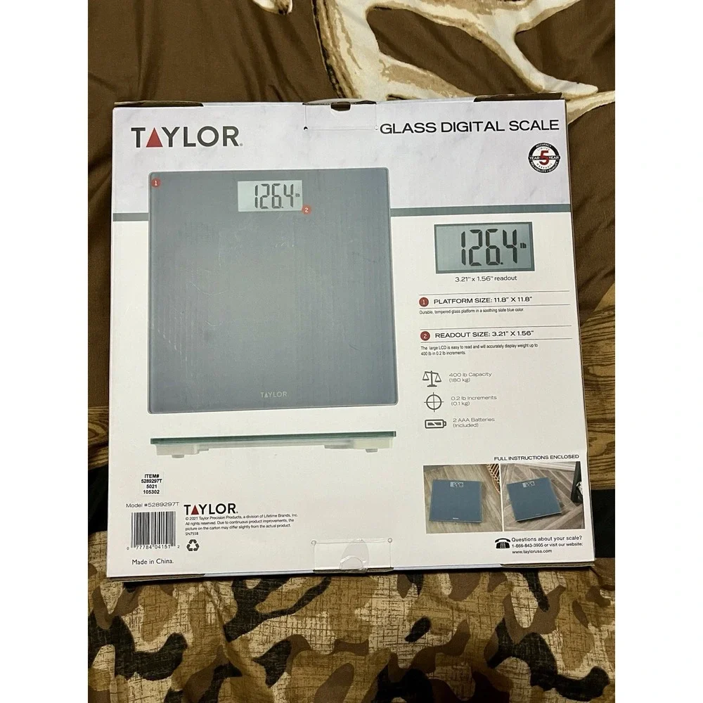 Taylor Precision Products Instant‎ Read 400-lb Capacity Glass